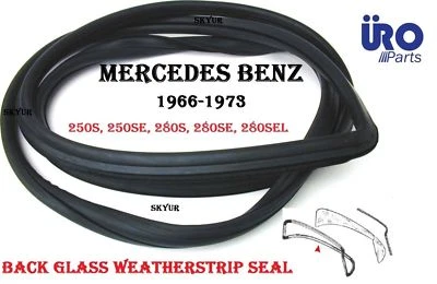 MERCEDES 1966-1973 250S 250SE 280S 280SEL Front Windshield Surrounding Seal URO - Image 1 of 3