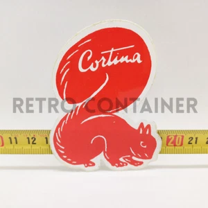 Adesivo Vintage Sticker Aufkleber 80's - Cortina Scoiattolo Logo RIF. G6 - Picture 1 of 1