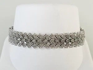 6,75" 925 Sterlingsilber 1 Karat rundes Diamant Armband (AM1067437) - Bild 1 von 8