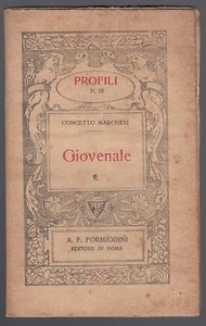 PROFILI N. 55-GIOVENALE -FORMIGGINI EDITORE 1921 1° EDIZIONE-L2822 - Bild 1 von 1