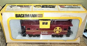 Bachmann Caboose Scala HO Santa Fe ATSF #999628 Blu Plastica Caboose Vintage - Foto 1 di 4