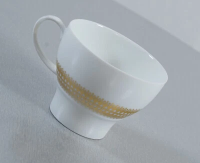 Tasse à café en porcelaine Thomas (Rosenthal) décor doré vintage années 60 70 - Photo 1/4