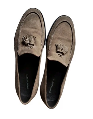 Mocasines Pantanetti para hombre con borlas de gamuza topo talla UE 43/EE. UU. talla 10 Italia Foto 1 de 4