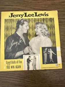 Jerry Lee Lewis Great Balls Of Fire 1957 Original Release - Picture 1 of 7