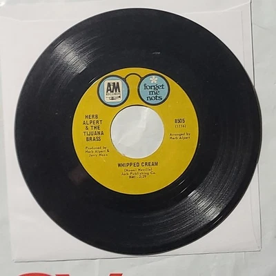 Herb Alpert & The Tijuana Brass ~ Whipped Cream/ Mae ~ A&M 45 RPM Record - Image 1 of 4
