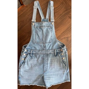 Mono corto de mezclilla Madewell Adirondack con dobladillo crudo talla mediana estilo #AK284 - Imagen 1 de 10