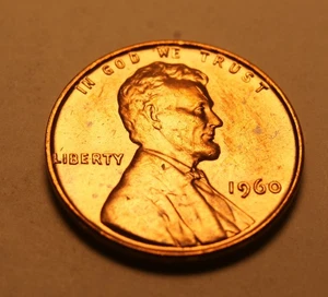 1960 P SMALL DATE LINCOLN CENT UNC 3 - Picture 1 of 2