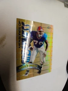 1998 Topps Chrome Measures of Greatness Refractor Bruce Smith #MG6 HOF - Picture 1 of 2