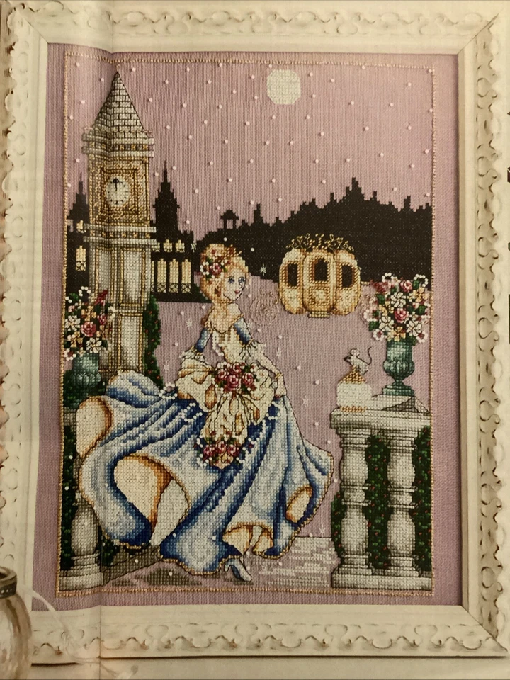 Fantasy Cinderella Fairytale Belle Of The Ball Christmas Cross Stitch Chart - Image 1 of 1