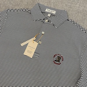 Peter Millar 125 US Open 2025 Oakmont Navy Stripe Mens Small Golf Polo New - Picture 1 of 14