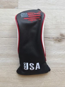 USA Flag Golf Club Fairway Wood Cover Pu Leather 3 Wood Headcover # 3 4 5 7 X - Picture 1 of 7