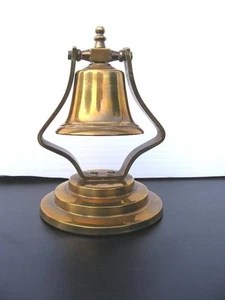 Vintage brass desk bell - Picture 1 of 5