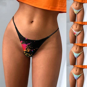 Seamless Underwear For Women Sexy Panties Cut Hipster Stretch Straps Cheeky - Picture 1 of 37