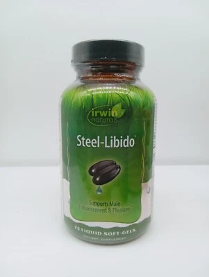 Steel-Libido para hombre 75 unidades de Irwin Naturals caducidad 26/11 Foto 1 de 3