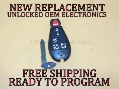 NEW 08-16 CHRYSLER TOWN & COUNTRY KEYLESS REMOTE FOB FOBIK IYZ-C01C 56046704 AE - Image 1 of 2