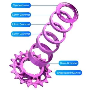 Single Speed Flywheel Conversion Kit,18T, Cassette Cog,MTB Road Bike Sprocket - Picture 1 of 24