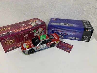 NASCAR 1/24 Diecast Jeremy Mayfield #19 Dodge 2002 Intrepid Muppets 25th Beaker - Image 1 of 4