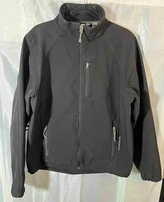 Black Diamond Jacket Men's Sz Medium Black Soft Shell Full Zip Fleece Lined Coat - Image 1 of 4