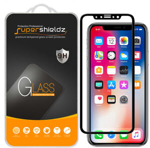 Supershieldz Full Cover Tempered Glass Screen Protector for Apple iPhone XS