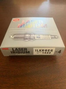 Bujía láser de iridio de larga duración NGK 1422 ILKR8E6 - paquete de 4 - Imagen 1 de 4