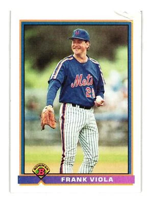1991 Bowman #477 Frank Viola New York Mets - Image 1 of 2
