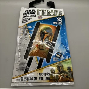 Cometa inflable Inflate-A-Kite Star Wars Mandalorian nueva 33 pulgadas lista para volar - Imagen 1 de 8
