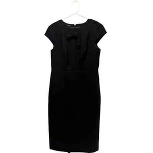 Talbots schwarzes Etui Wollmischung Kleid Größe 4 - Bild 1 von 4