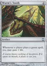 1x Wurm's Tooth LP, English MTG Darksteel