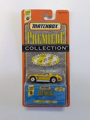 MATCHBOX PREMIERE COLLECTION YELLOW CORVETTE GRAND SPORT Series 20 Foto 1 de 2
