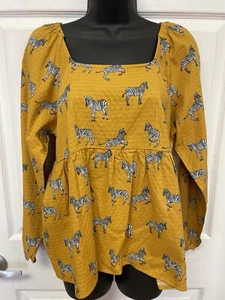 Neu mit Etikett Michelle McDowell Glücksstreifen - Kristen Top S Zebra (B) - Bild 1 von 5