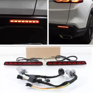 2x L+R Square LED Rear Fog Light Tail Bumper Light For Honda CR-V CRV 2023 2024 - Picture 1 of 6