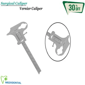 QUIRÚRGICO Boley Vernier Calibrador Dental Laboratorio Instrumentos de Medición Medidor Nuevo - Imagen 1 de 4