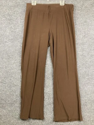 Motherhood Maternity Womens Size Large Brown Stretchy Flowy Elastic Waist Pants - Image 1 of 4