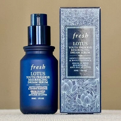 FRESH LOTUS YOUTH PRESERVE RESURFACING DREAM SERUM (1OZ/30ML) FULL-SIZE NEW - Image 1 of 4