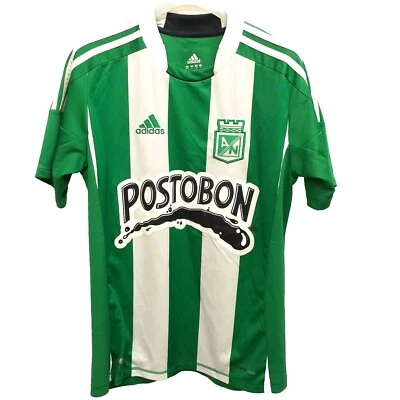 ADIDAS Postobon Youth Boys Soccer Jersey Green Size XL White Climcool - Image 1 of 4
