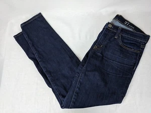 J. CREW Womens TOOTHPICK Dark Wash 5 Pocket Ankle BLUE JEANS SZ 27 - Picture 1 of 5