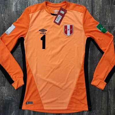 Футболка вратаря 2018 Umbro Peru мужская M Педро Галлезе чемпионат мира по футболу в России - Изображение 1 из 4