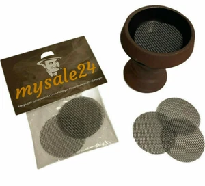 Shisha Wasserpfeife Einlege Tonkopf Sieb 3 STÜCK Set Edelstahl für Tabakkopf. - Bild 1 von 3