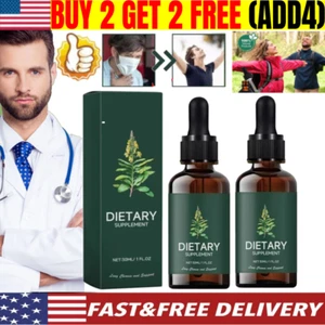 Mullein Leaf Extract Drops 30ml Lung Cleanse Respiratory Herbal Drop Health~ - Picture 1 of 5