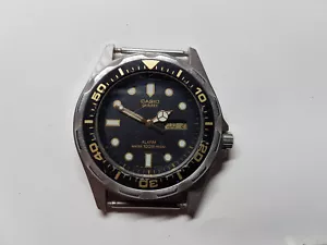 Casio 343 MMA-200W Diver 100M Quartz ANALOG DIGITAL VINTAGE WATCH FOR REPAIR - Picture 1 of 5