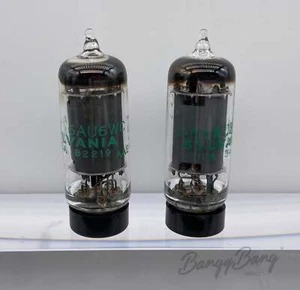 Matched Pair Sylvania 6AU6/6Ж4П/ CV2524 Sharp Cutoff Amplifier Audio Vacuum Tube - Picture 1 of 1