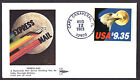 1909 Eagle & The Moon Express Mail $9.35  FDC Kribbs GilCraft FDC UA LOT 805