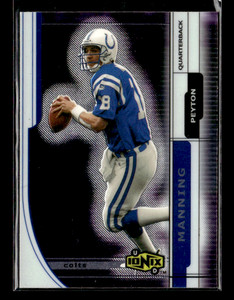 2000 UD Ionix #23 Peyton Manning Football Card