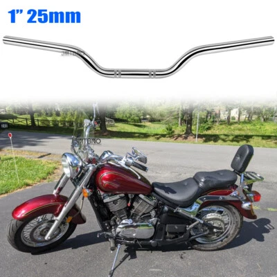 1" Motrocycle Handlebars Tracker Drag Bars For Kawasaki Vulcan VN 800 900 1500  - Image 1 of 4