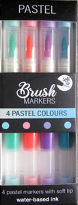 Pinselmarker neon und pastell • 4 Sets mit je 4 Farbsortierungen - Bild 1 von 6