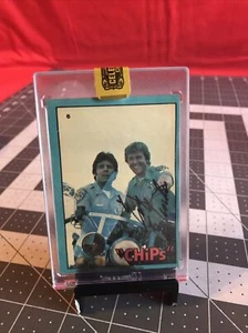 2008 Donruss Celebrity Cuts CHiPs Erik Estrada #6 Autogrammkarte 2/2 sehr selten!! - Bild 1 von 5