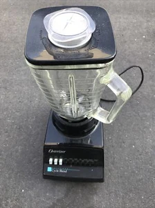Vtg Osterizer Designer Cycle Blend 10 Speed Blender 5 Cup Glass Jar Cover Base - Picture 1 of 7