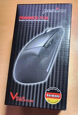 Ratón Vertical Inalámbrico para Zurdos Perixx PERIMICE-713L, Diseño con 6 Botone - Image 1 of 4