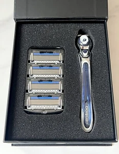 Dorco Pace 7-Blades Razor System Gift Set (1 Razor Handle + 8 Refill Cartridges) - Picture 1 of 14