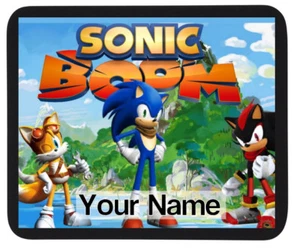 PERSONALISIERTE INDIVIDUELLE NAME SONIC HEDGEHOG BOOM GAMING MAUSMATTE/PAD - PC/Laptop - Bild 1 von 1